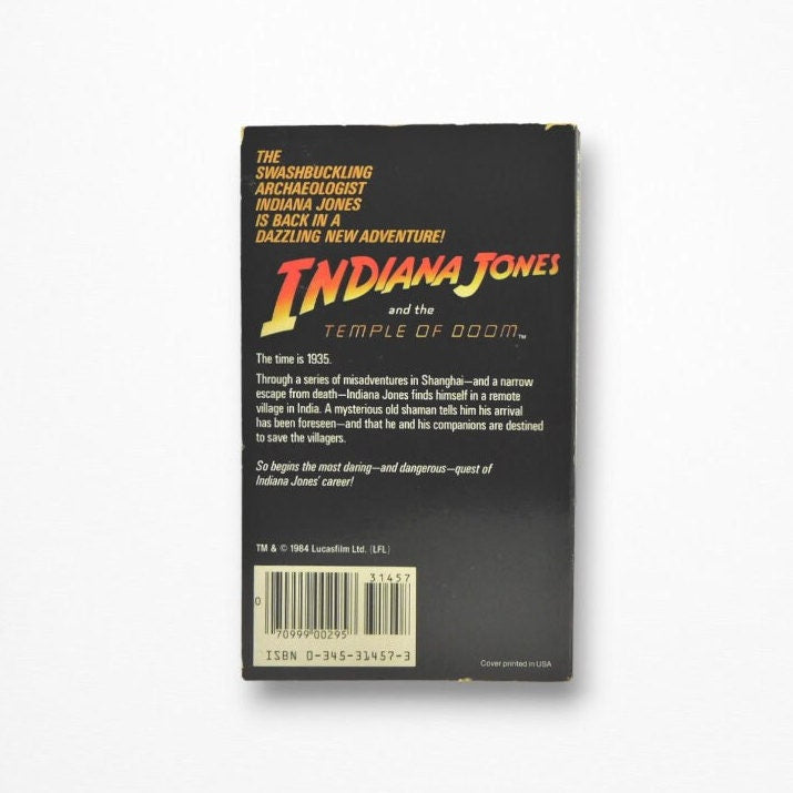Indiana Jones and the Temple of Doom by James Kahn 1984