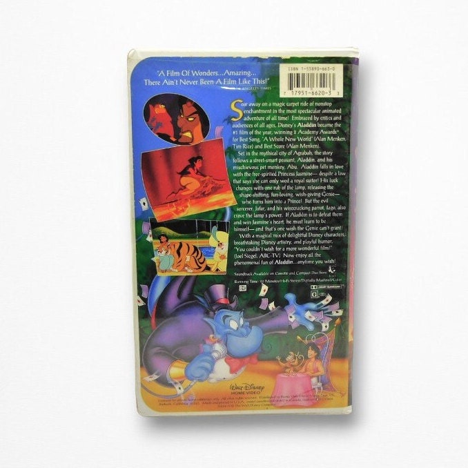 Aladdin VHS 1993 (Black Diamond Collection)