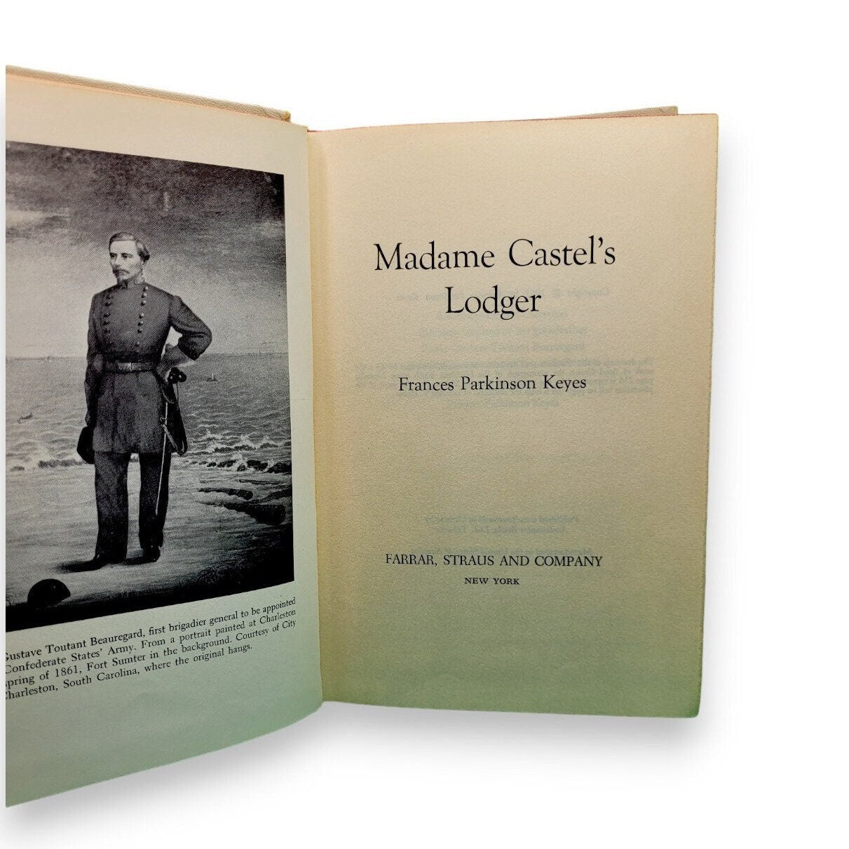 Madame Castel's Lodger by Frances Parkinson Keyes 1962