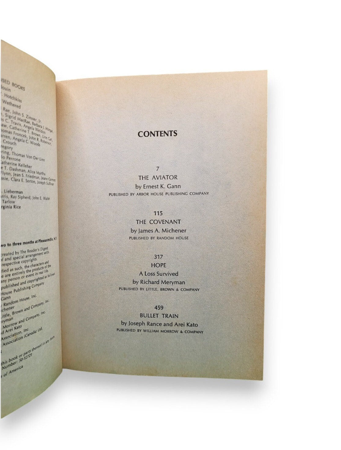 Reader's Digest Condensed Books: Volume 1 1981